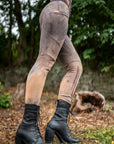 Limited Edition Rib Lucien Pocket Leggings - With Silver Streak