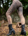 Limited Edition Rib Lucien Pocket Leggings - With Silver Streak