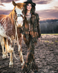 OOAK Outlaw Fringe Leggings