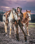 OOAK Outlaw Fringe Leggings