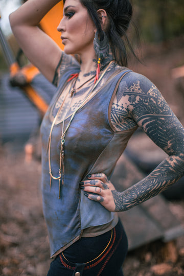 Limited Edition Hagcraft Farm Collab Modal Slant Tank