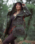 Pre-Order GREEN Dauntless Waxed Canvas Field Coat