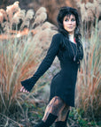 PRE- ORDER Lace Up Swallowtail Tunic