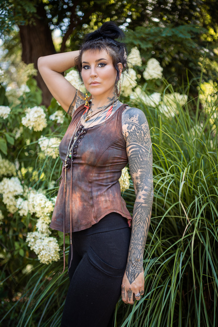 Limited Edition Lace Up Meadow Henley