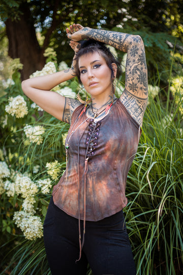 Limited Edition Lace Up Meadow Henley