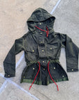 SMALL/MEDIUM GREEN Dauntless Waxed Canvas Field Coat
