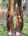 OOAK Outlaw Fringe Leggings