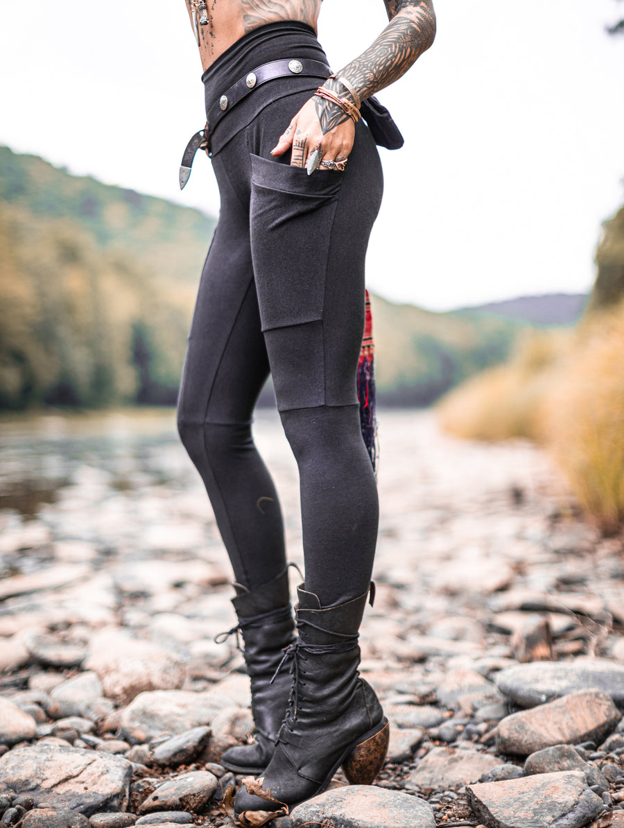 Limited Edition Light-Weight Black Lucien Pocket Leggings