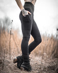 Limited Edition Black FLEECE Lucien Pocket Leggings