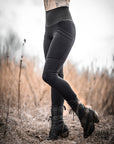 Limited Edition Black FLEECE Lucien Pocket Leggings