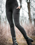 Limited Edition Black FLEECE Lucien Pocket Leggings