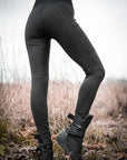 Limited Edition Black FLEECE Lucien Pocket Leggings